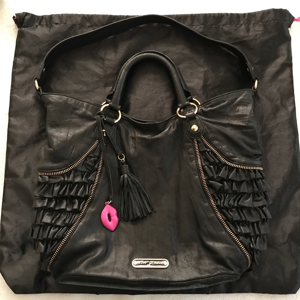 Betsey Johnson Real Leather Shoulder Bag
